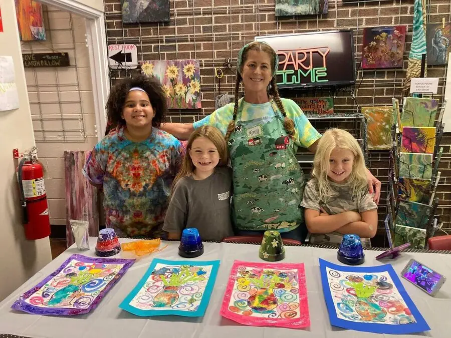 Birthday party at the studio